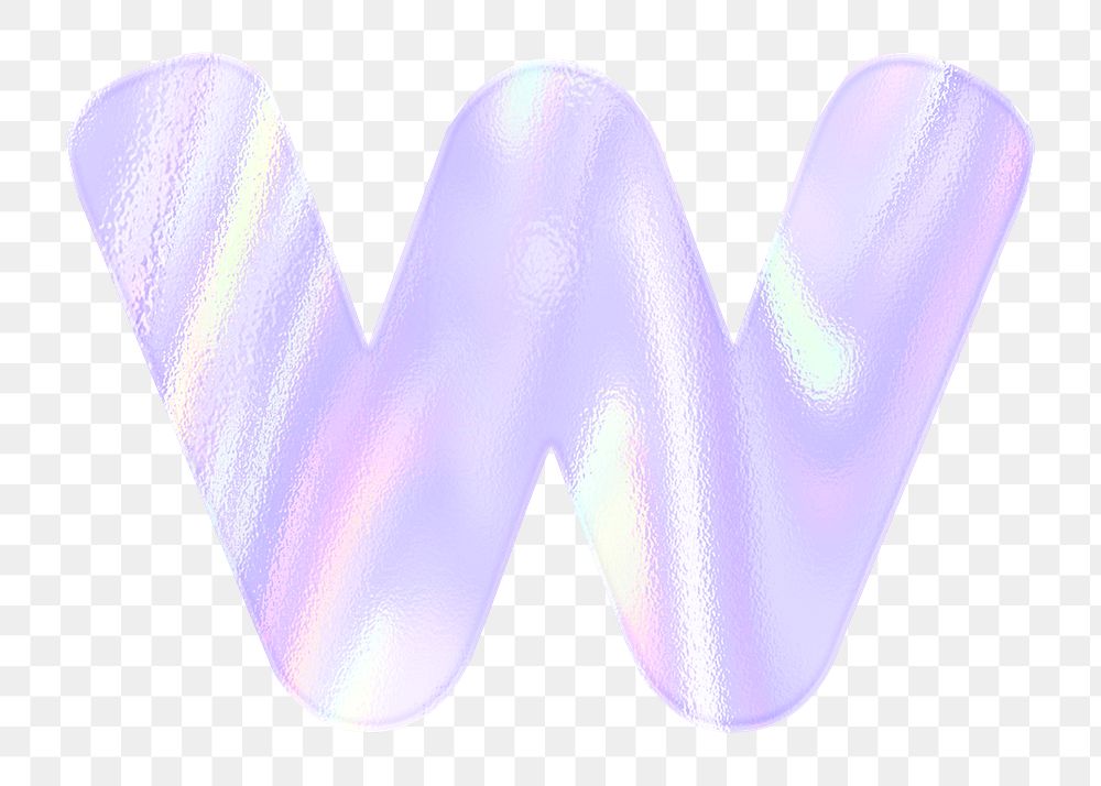 Letter w sticker png purple | Free PNG Sticker - rawpixel