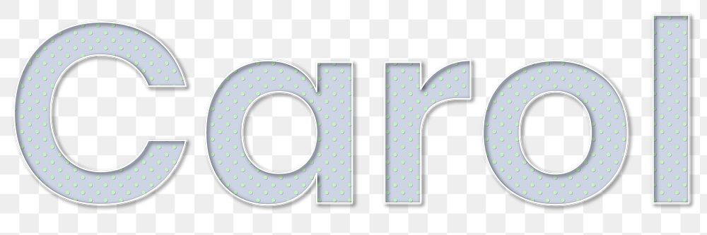 carol-female-name-typography-png-free-png-sticker-rawpixel