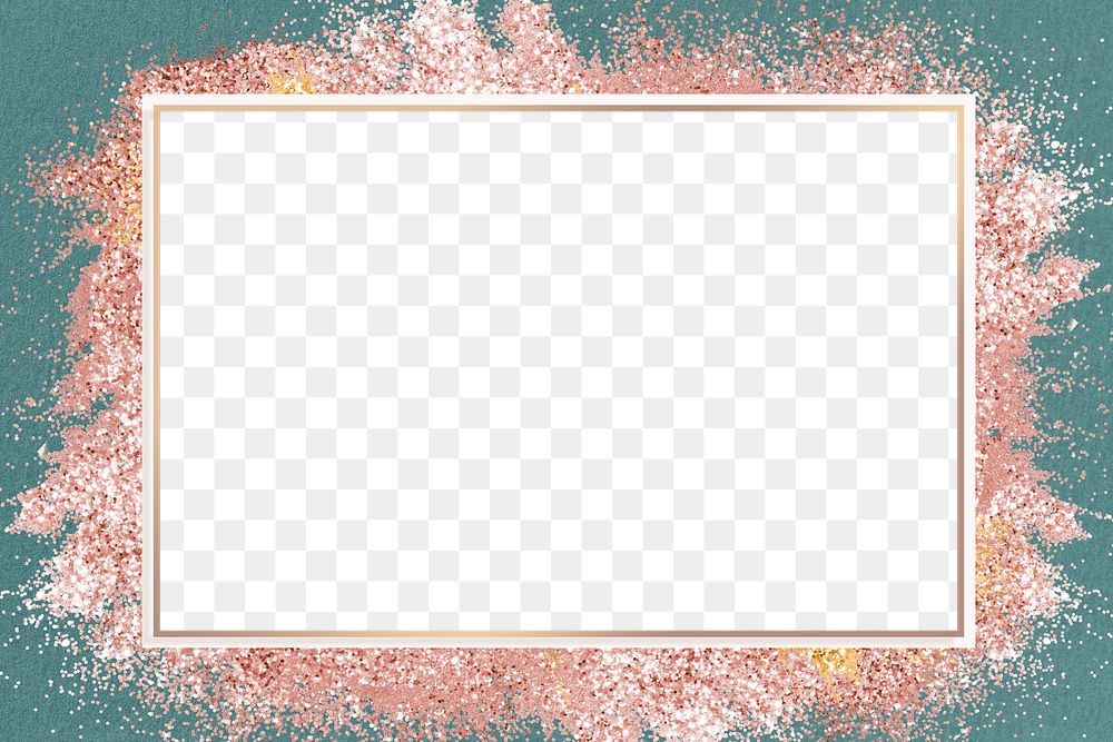 shiny gold border png festive rose gold glitter frame royalty free stock transparent png 2740895 https www rawpixel com image 2740895