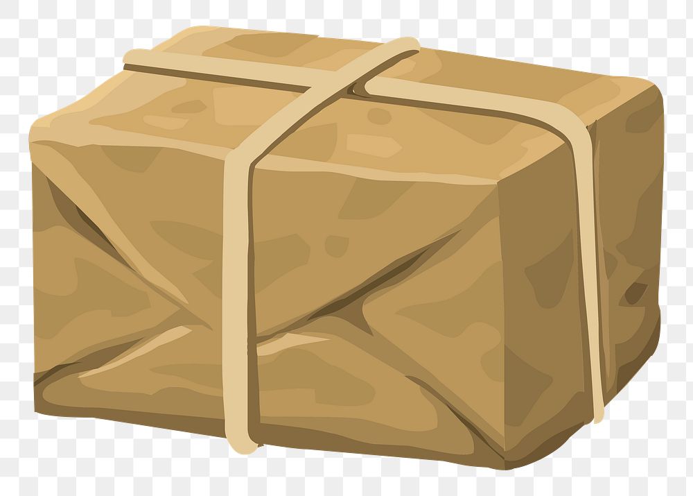 Delivery box png sticker object illustration, transparent background. Free public domain CC0 image.