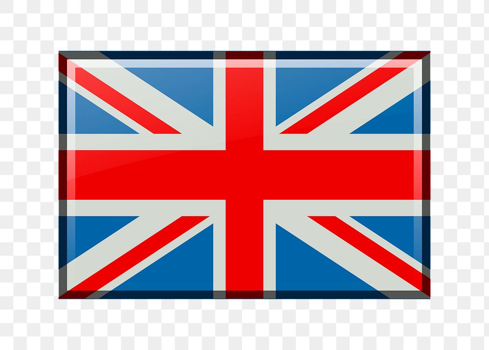 UK flag png sticker nation illustration, transparent background. Free public domain CC0 image.