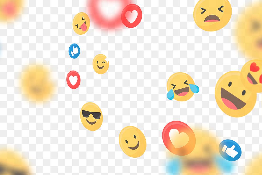Emoticons png patternjds positive reaction from social media