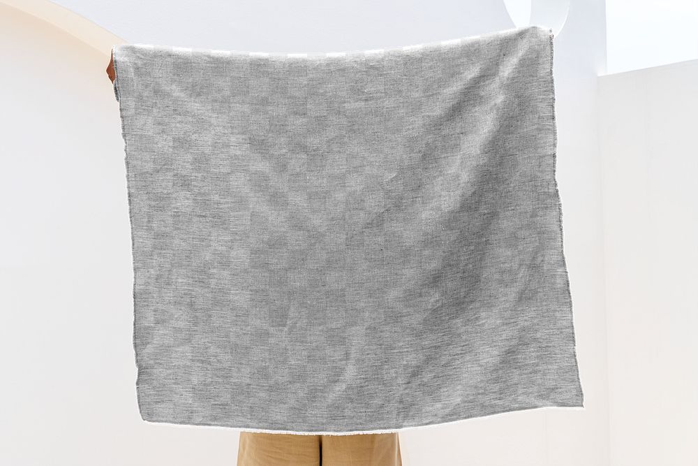 Throw blanket mockup png transparent