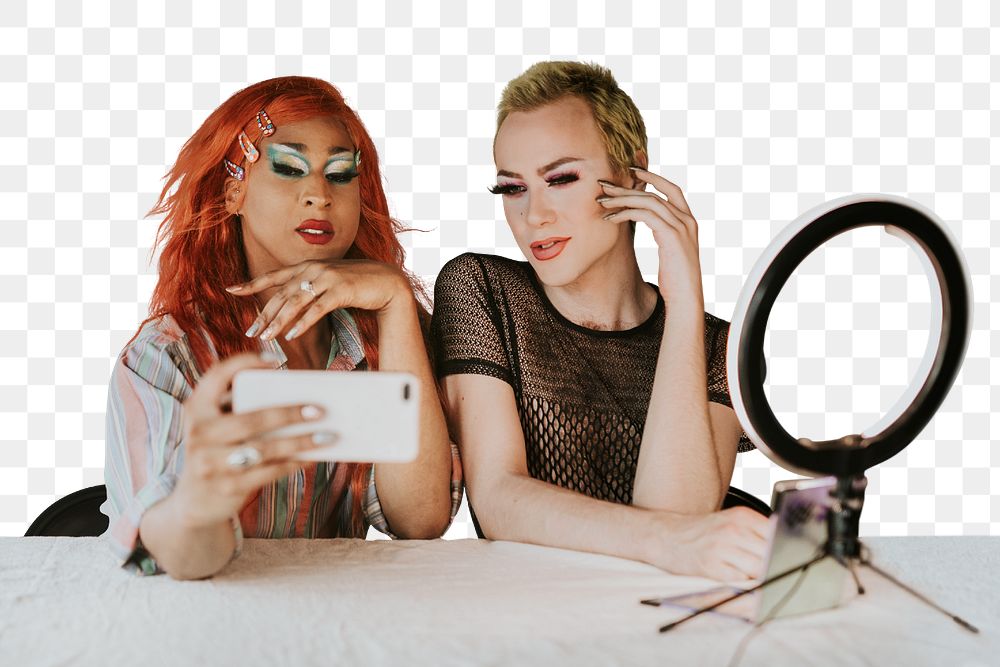 Drag queens png, taking a selfie, beauty blogging lifestyle