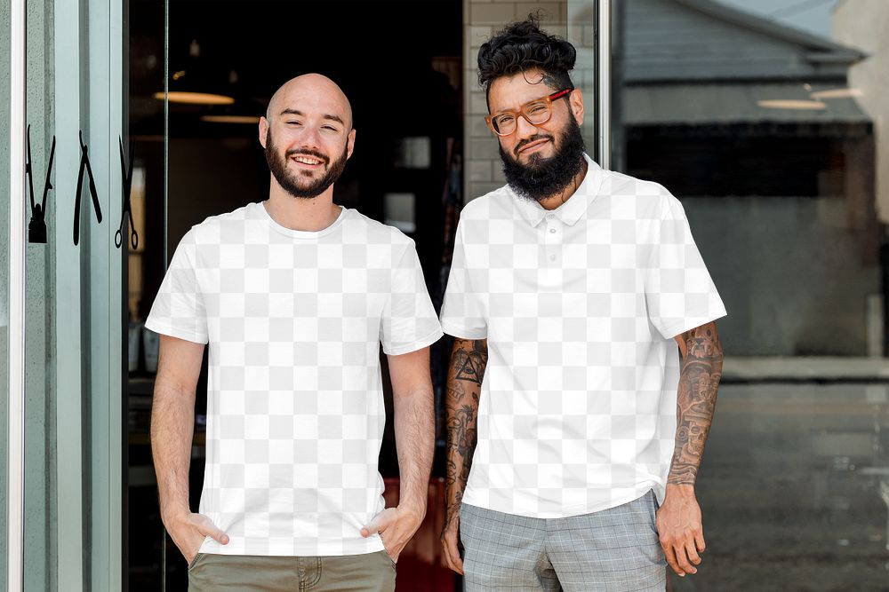 Polo shirt mockup png transparent, men&rsquo;s casual apparel fashion design