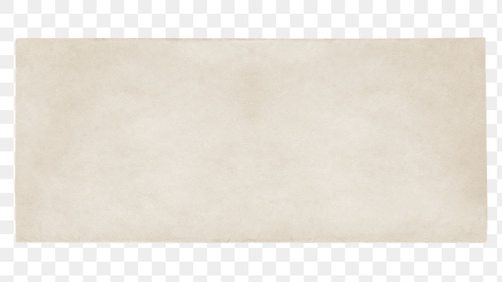 Blank antique envelope png, transparent background