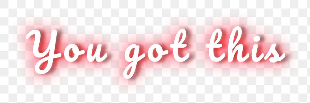 Png you got this neon pink png typography