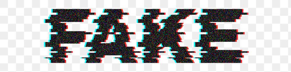 Fake glitch effect typography design | Free PNG Sticker - rawpixel