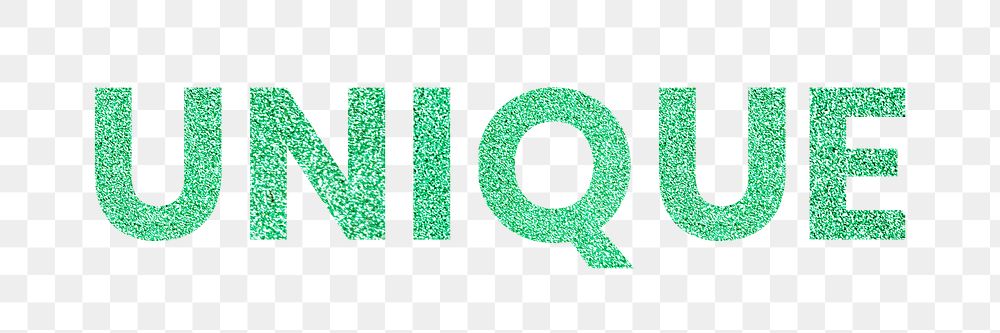 Glitter Unique aqua green png word typography