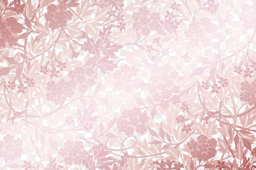 Aesthetic flower png transparent background, pink vintage pattern design