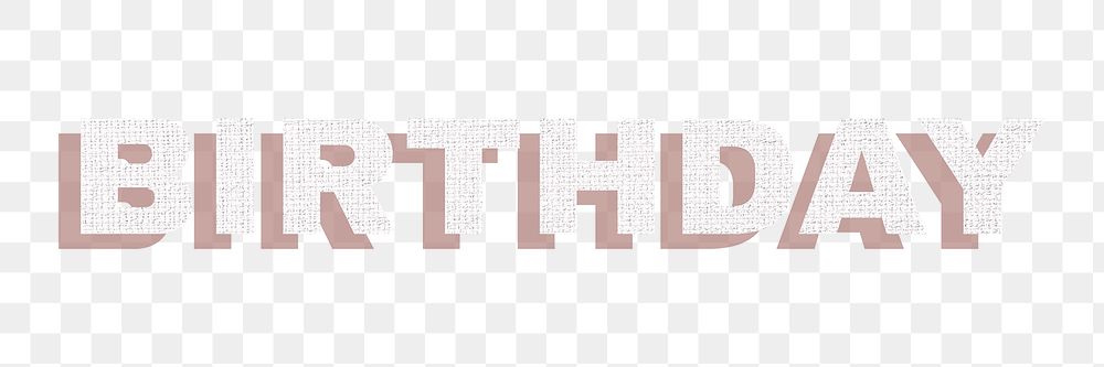 Text birthday png typography font
