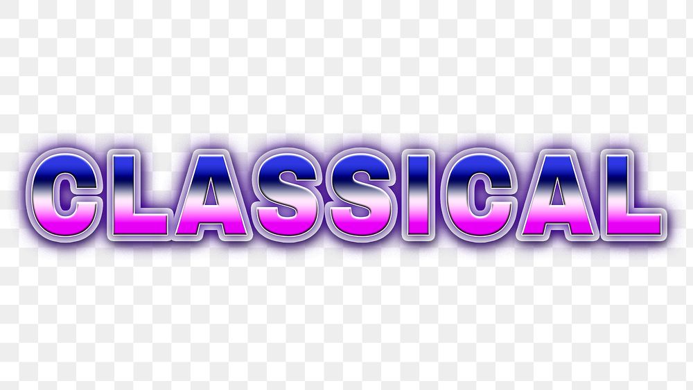 Classical retro style word design element