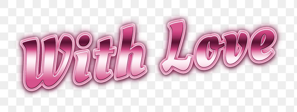 80s pink true love png text typography