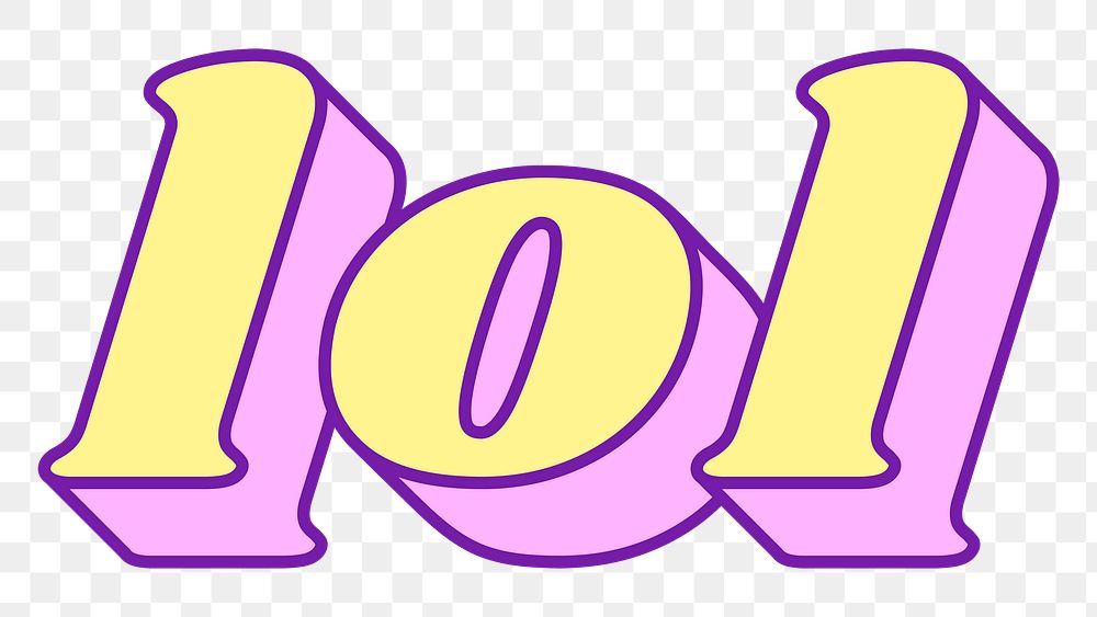 Lol word png retro typography