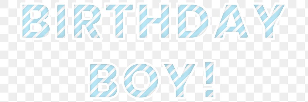 Png Birthday boy word candy cane png font typography