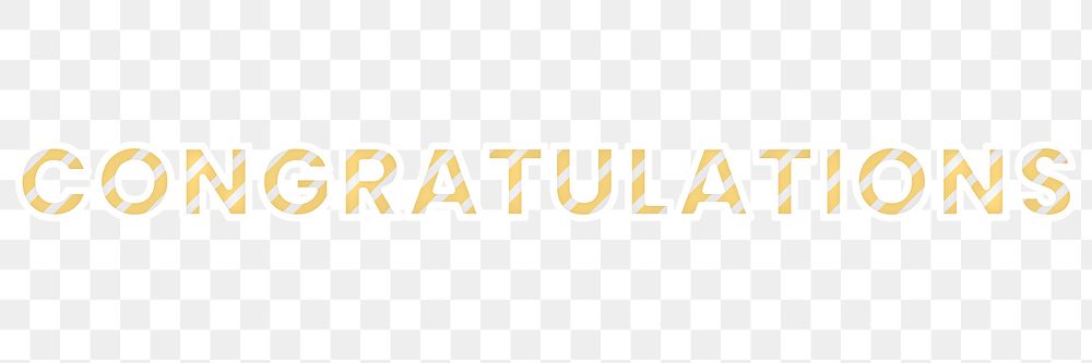 Congratulations png candy cane font typography