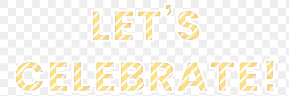 Let's cele candy cane font png block letter typography