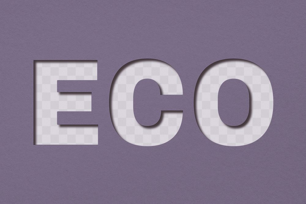 Png text eco typeface paper texture