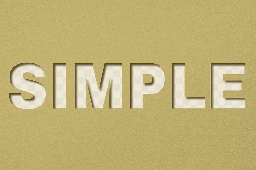 Png text simple typeface paper texture