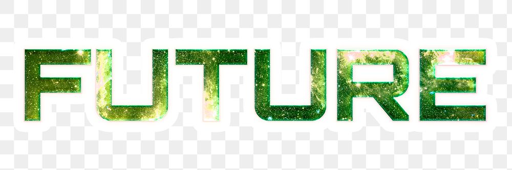 FUTURE png sticker typography word