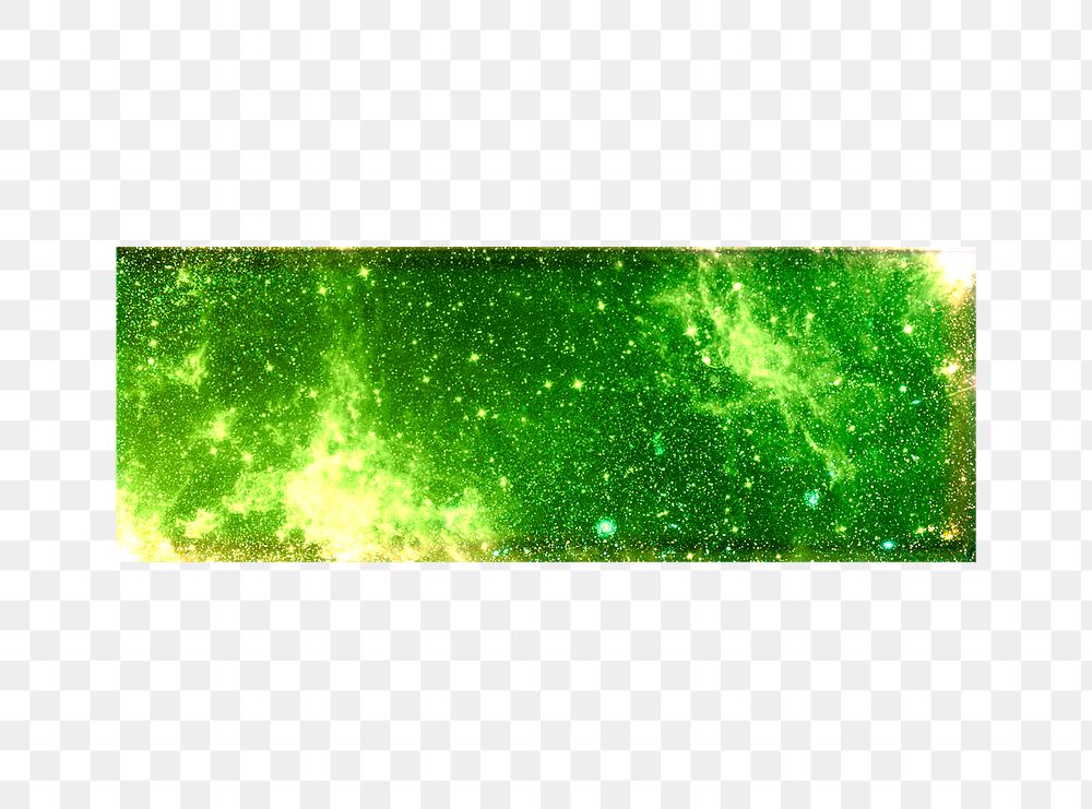 Minus sign png galaxy effect green symbol