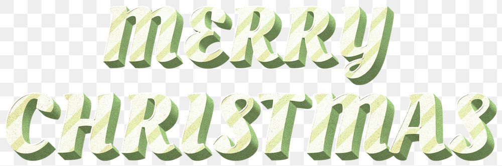 Greeting typography polka dot png merry Christmas