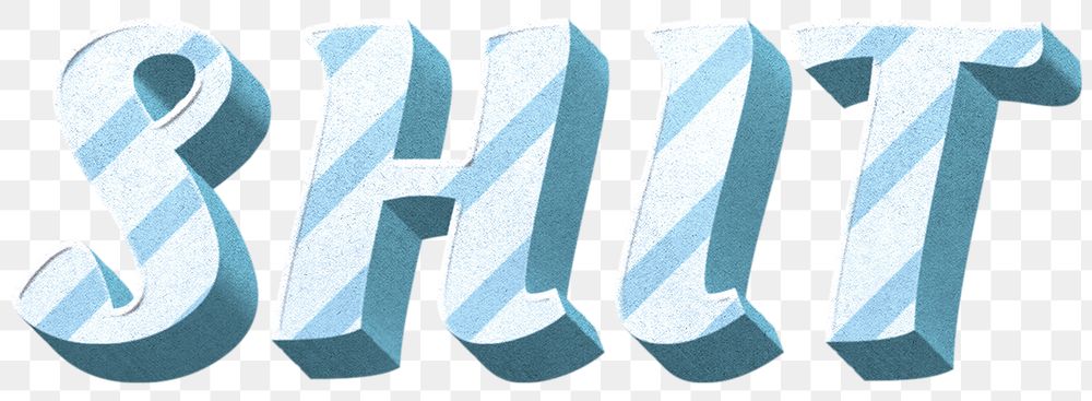 Png shit text word pastel stripe patterned