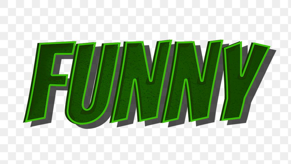 Funny png cartoon word sticker Free PNG Sticker rawpixel