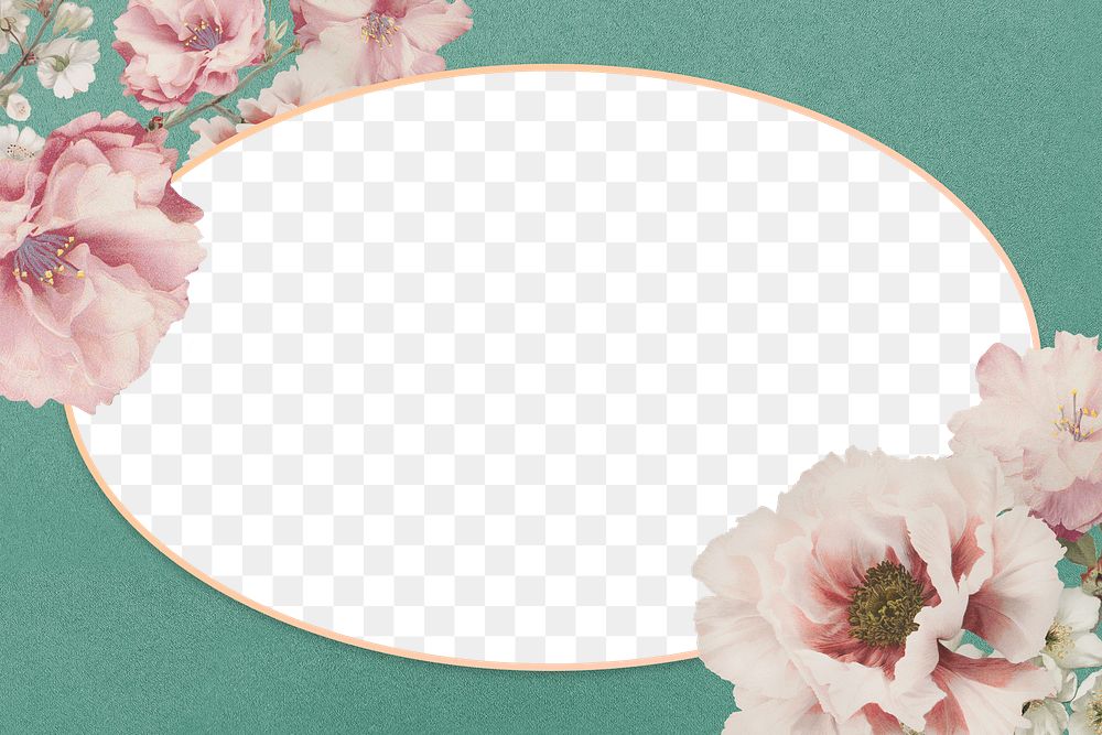 Cherry blossom png frame design