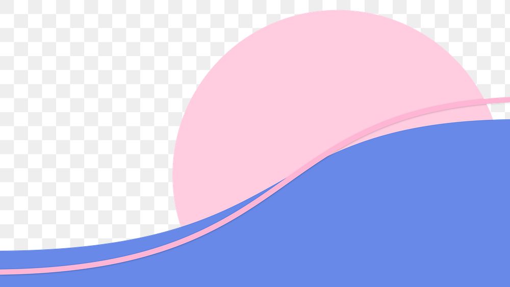 Png pink and blue wave  background swiss style