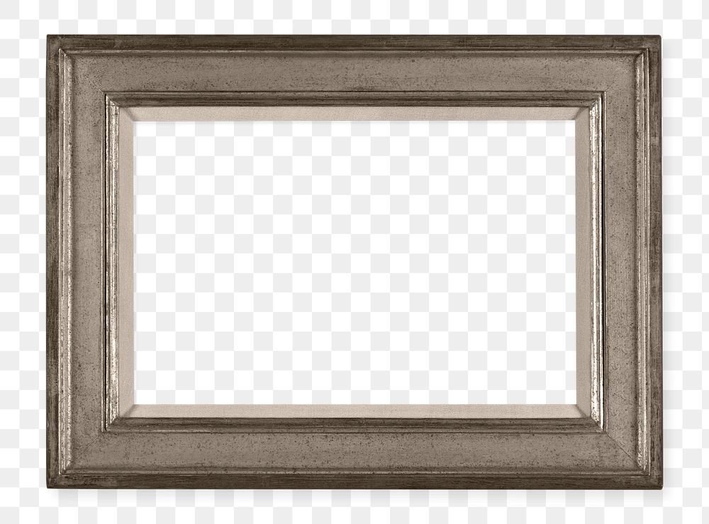 Picture frame mockup PNG sticker, home decor, vintage bronze design