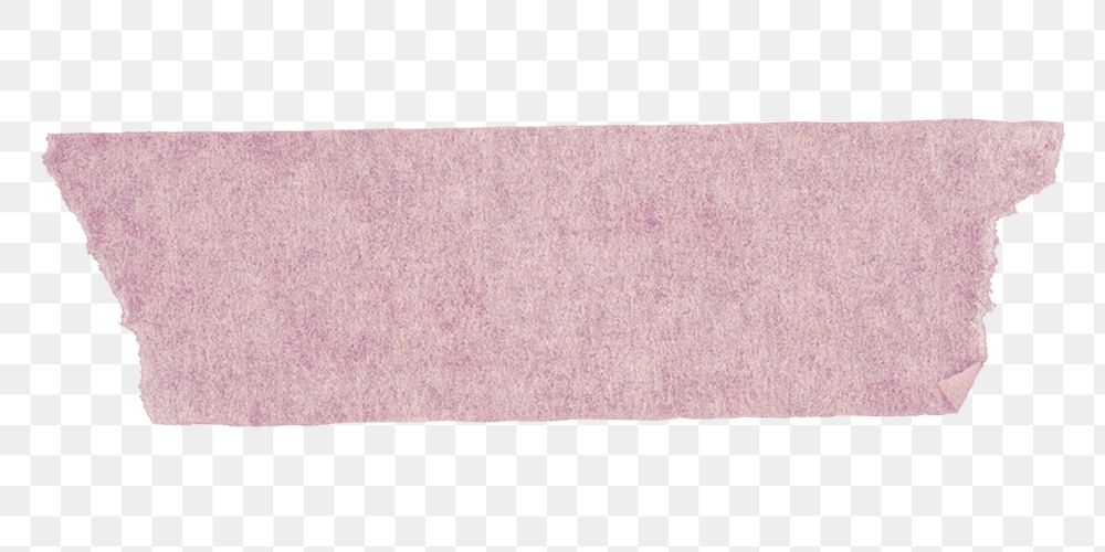 Pink washi tape png clipart, cute digital decorative sticker, transparent background