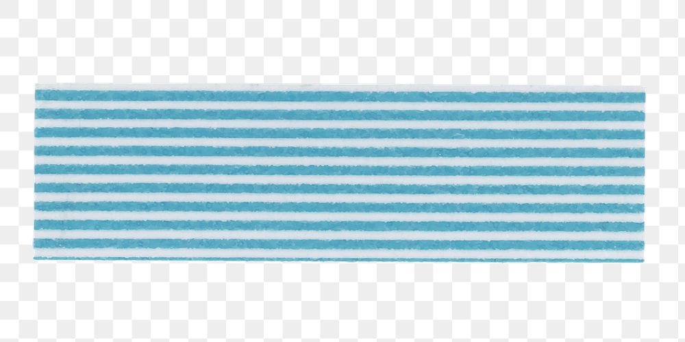 Pattern washi tape png clipart, blue stripes on transparent background