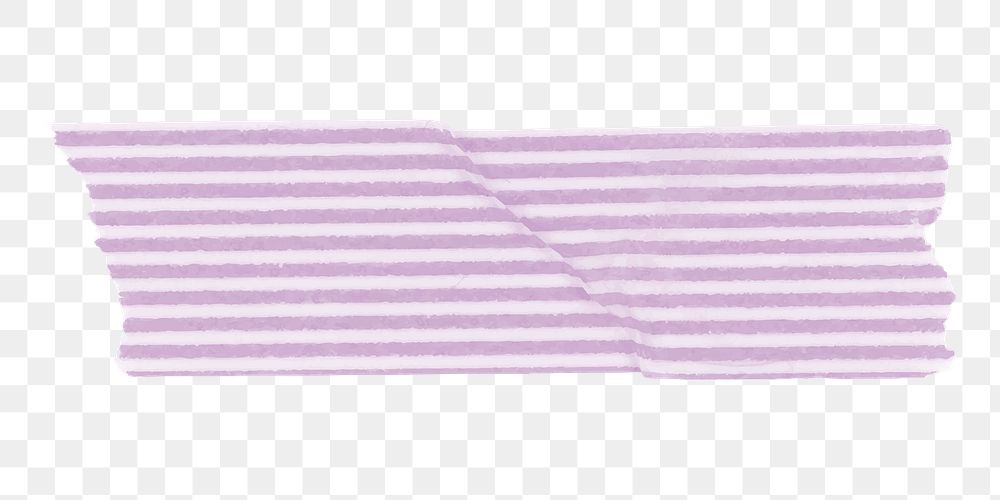 Pattern washi tape png clipart, purple stripes on transparent background