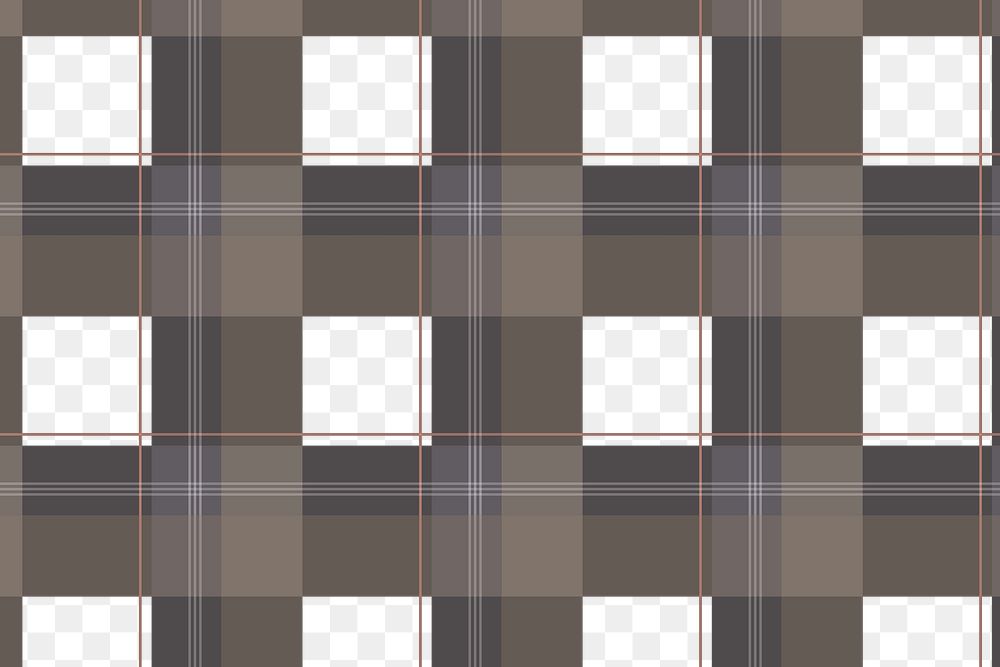 Tartan checkered png background, brown pattern design