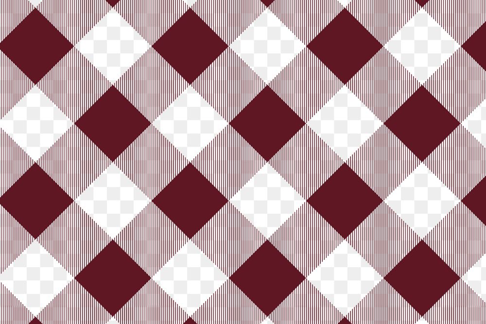 Red layered png pattern transparent background, Scottish tartan plaid design