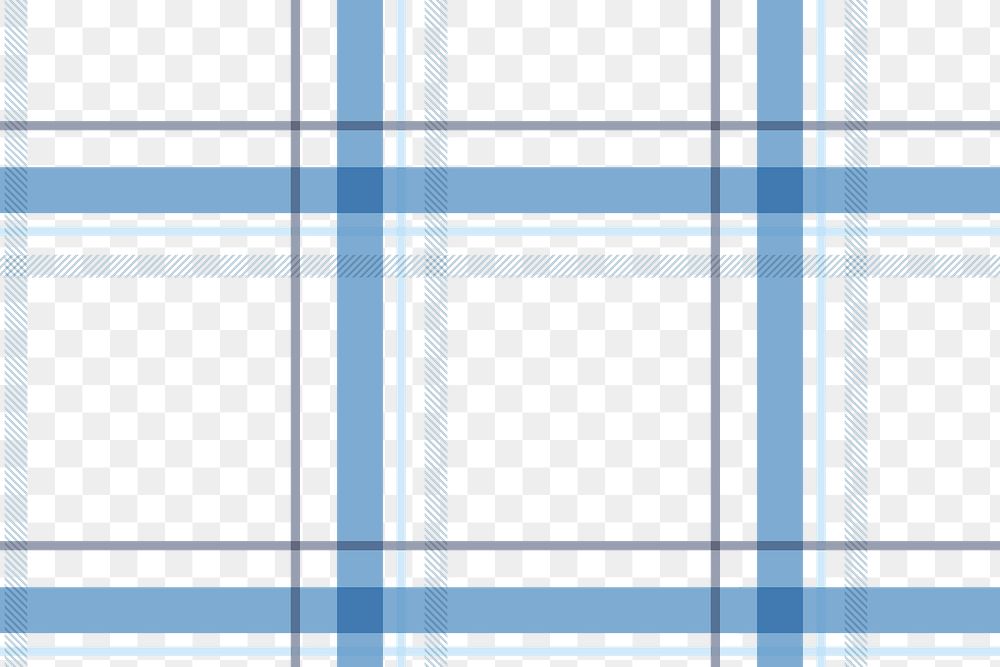 Tartan pattern png background, blue traditional design