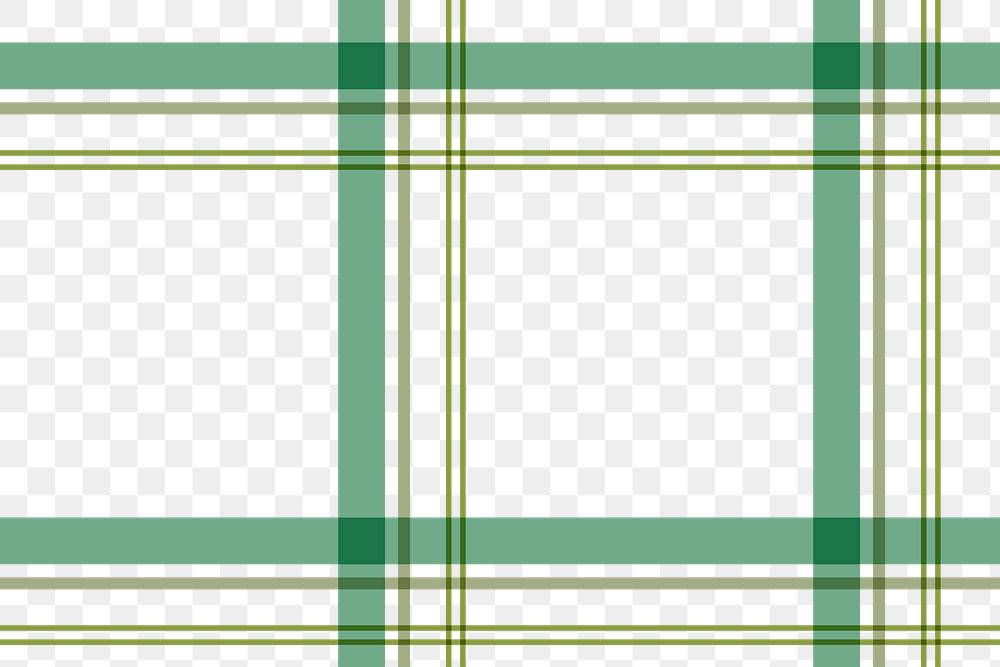 Tartan pattern png background, green traditional design
