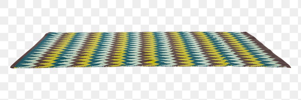 Ethnic rug png, object in transparent background