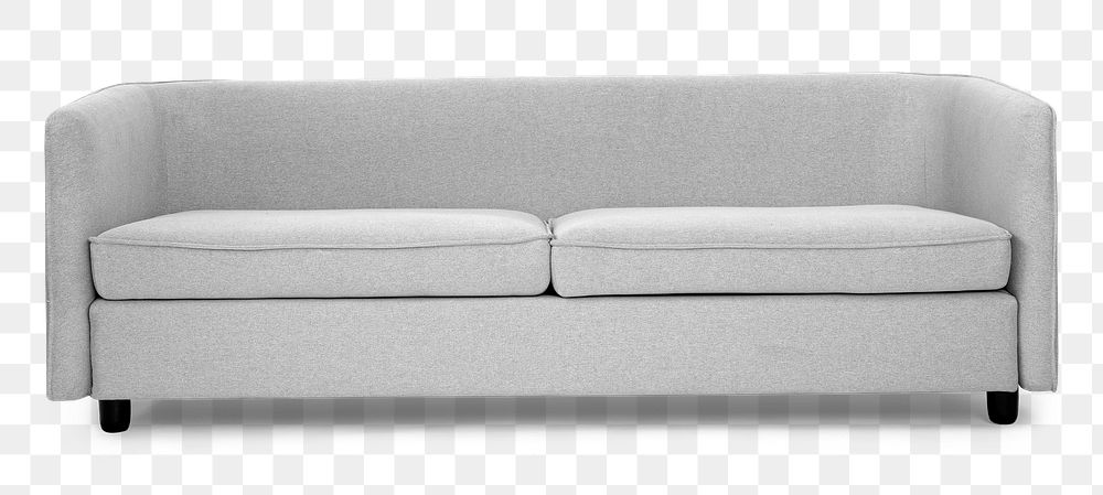 Sofa mockup png in minimal style