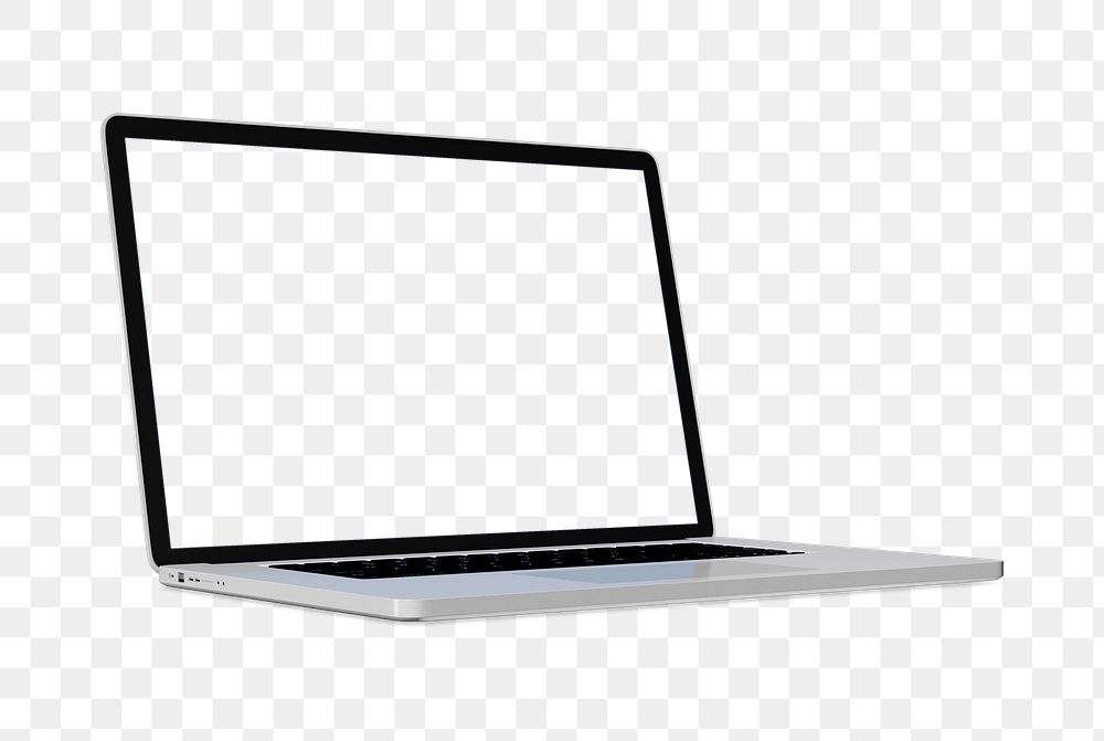 Three dimensional image of laptop