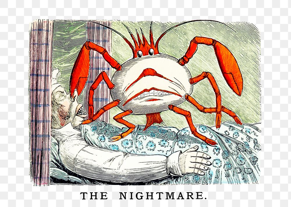 PNG Crab nightmare drawing, transparent background