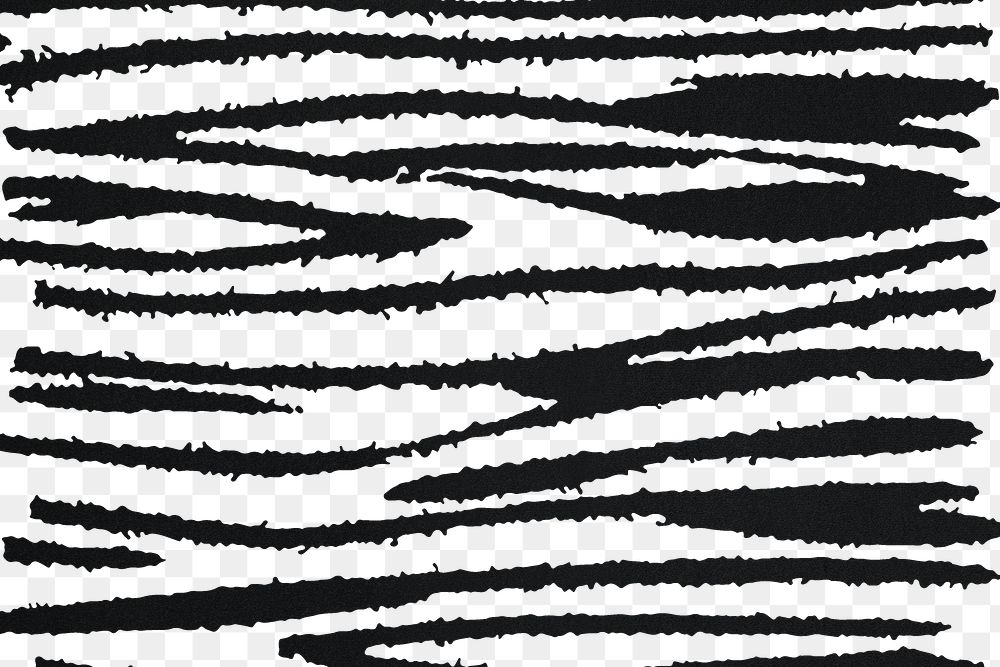 Vintage png black white woodcut stripes pattern background, remix from artworks by Samuel Jessurun de Mesquita