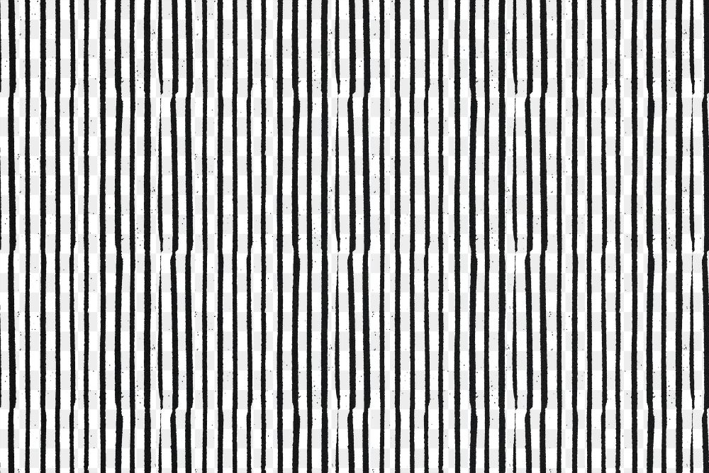Vintage black lines png pattern transparent background, remix from artworks by Samuel Jessurun de Mesquita
