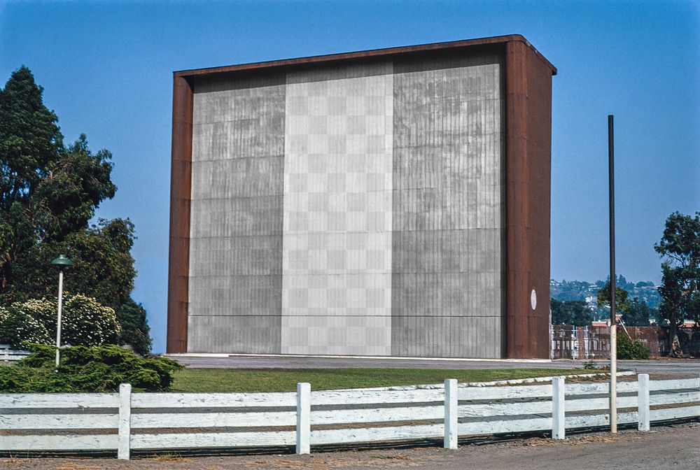 Png building billboard mockup, remixed from artworks by John Margolies