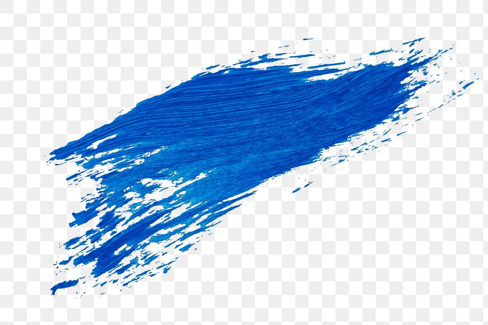 blue paint stroke png