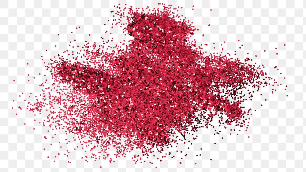 Dusty  red particles pattern background transparent png