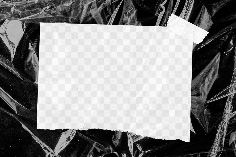 Ripped paper mockup png transparent, stationery paper