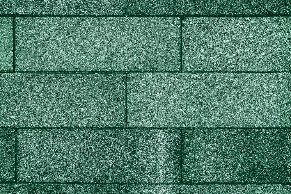 Sage green brick textured background