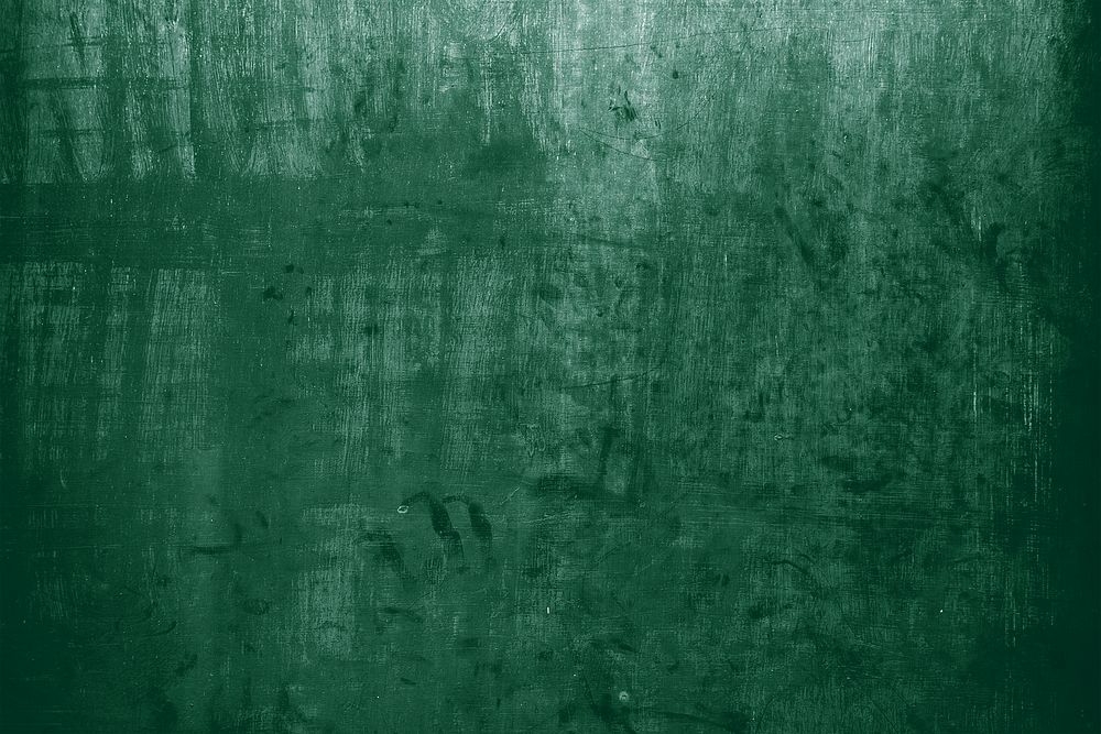 Grunge emerald green cement textured wallpaper background